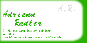 adrienn radler business card